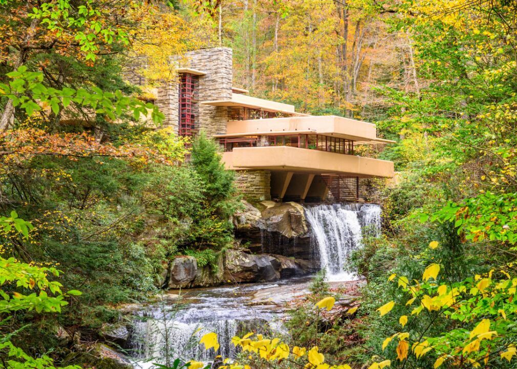2001: Frank Lloyd Wright’s Fallingwater saved from collapse